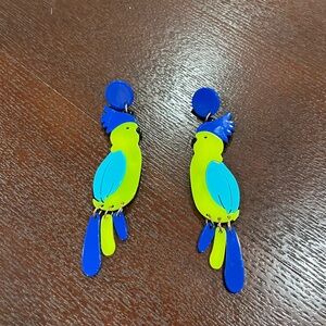 Colorful Parrot Earrings